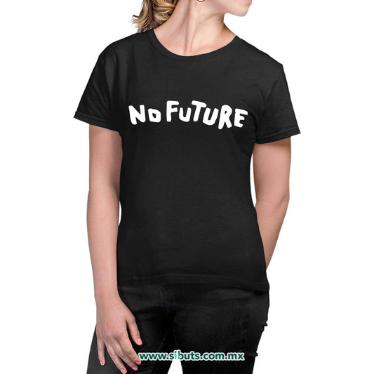 Playera Mujer Serie Dark No future