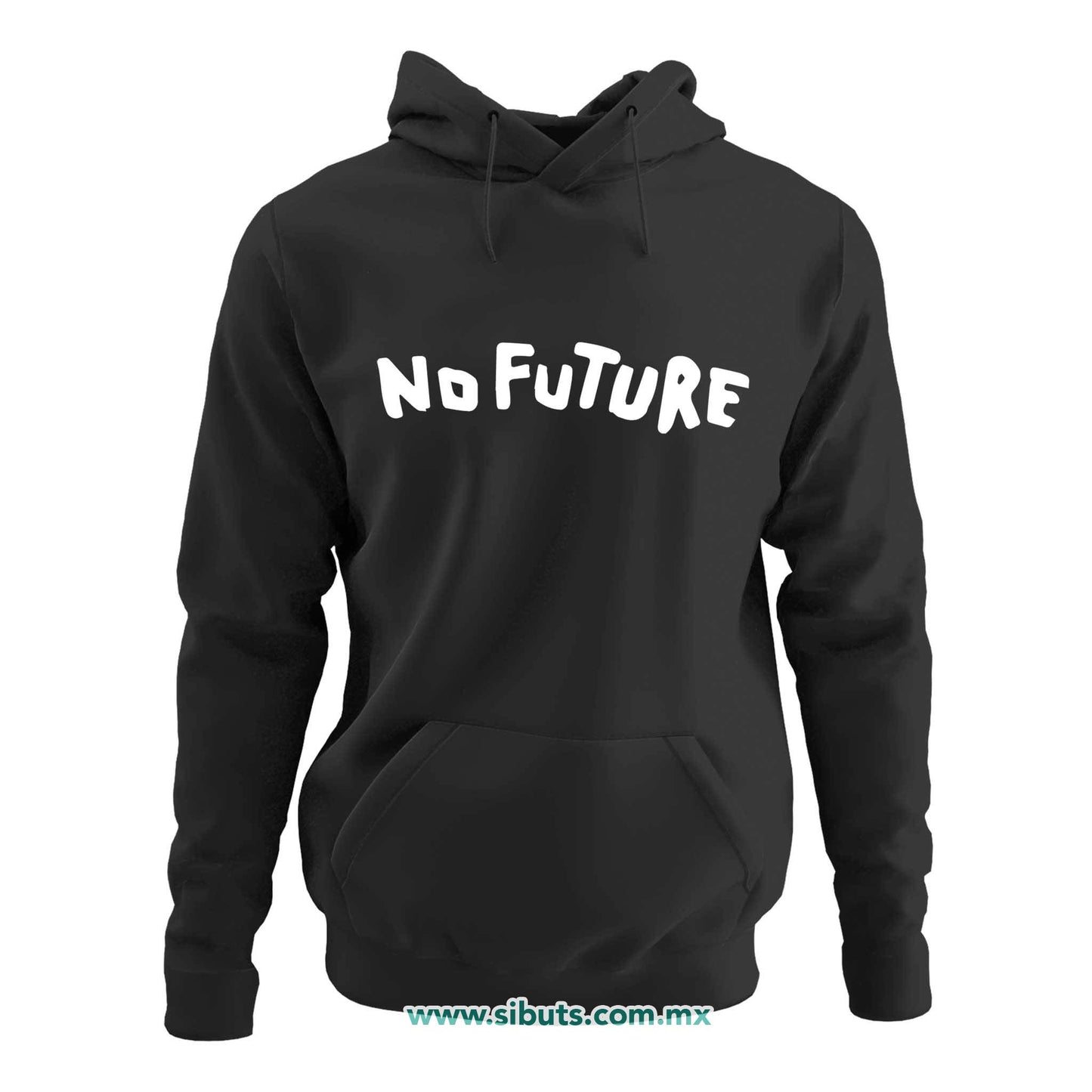 Sudadera Mujer Gorro Serie Dark No future