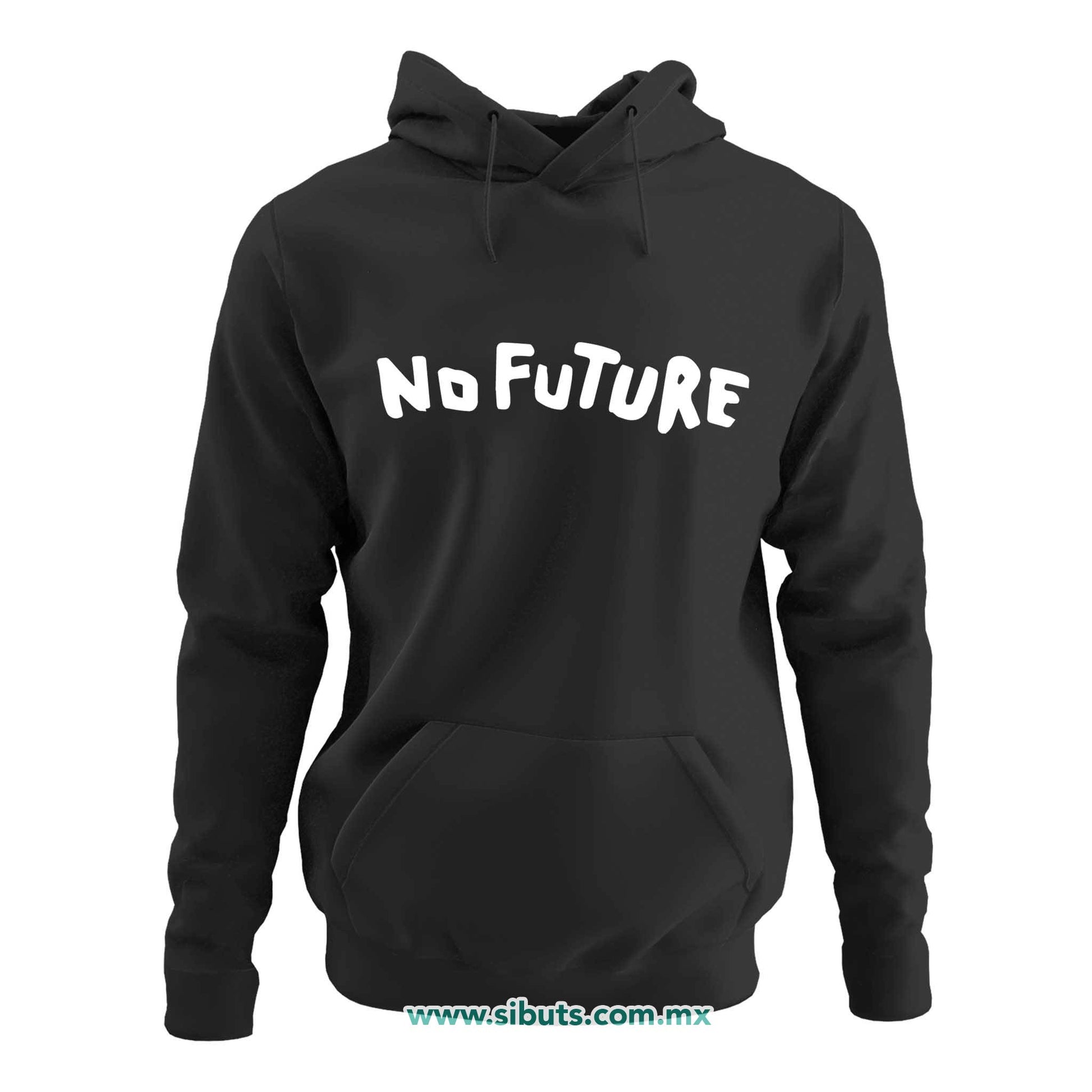 Sudadera Mujer Gorro Serie Dark No future