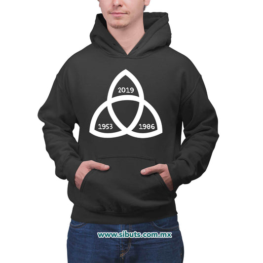 Sudadera Hombre Gorro Serie Dark Triqueta