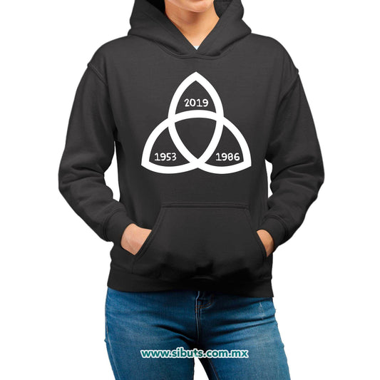 Sudadera Mujer Gorro Serie Dark Triqueta