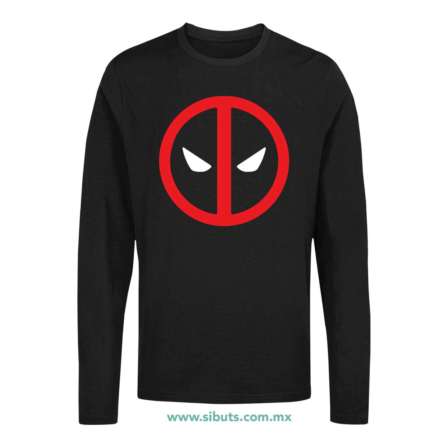 Playera Hombre Manga Larga Deadpool
