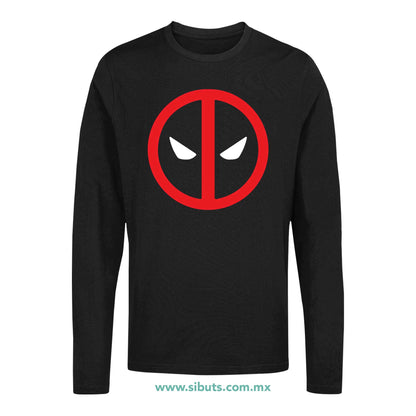 Playera Hombre Manga Larga Deadpool
