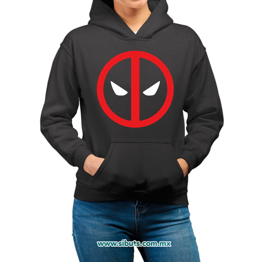 Sudadera Mujer Gorro Deadpool