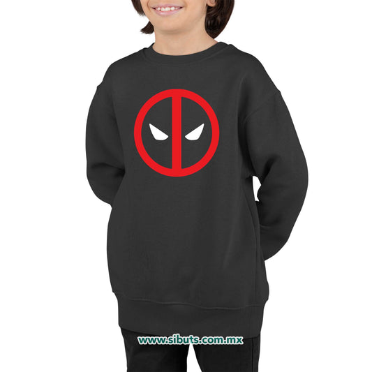 Sudadera Niño Cuello Redondo Deadpool