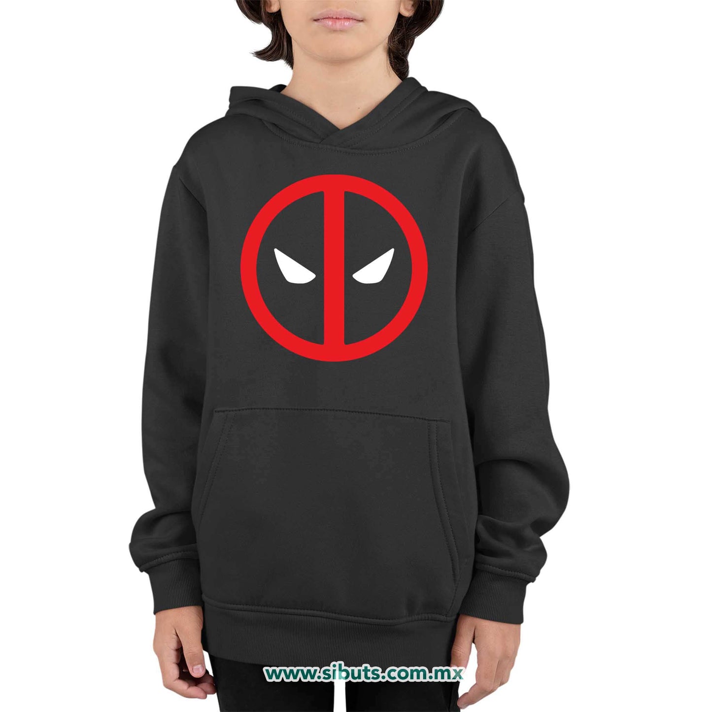 Sudadera Niño Gorro Deadpool