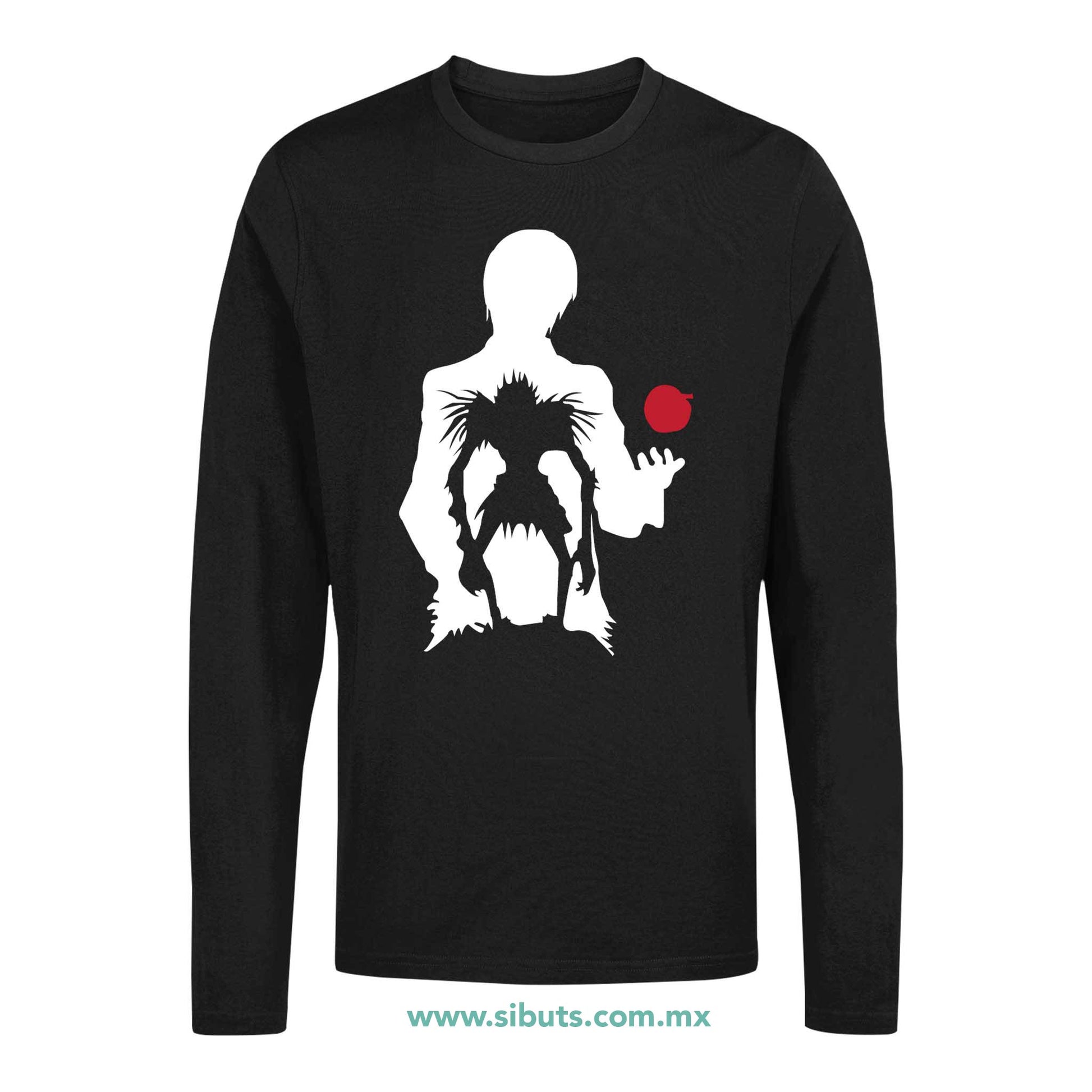 Playera Hombre Manga Larga Anime Death Note Shinigami