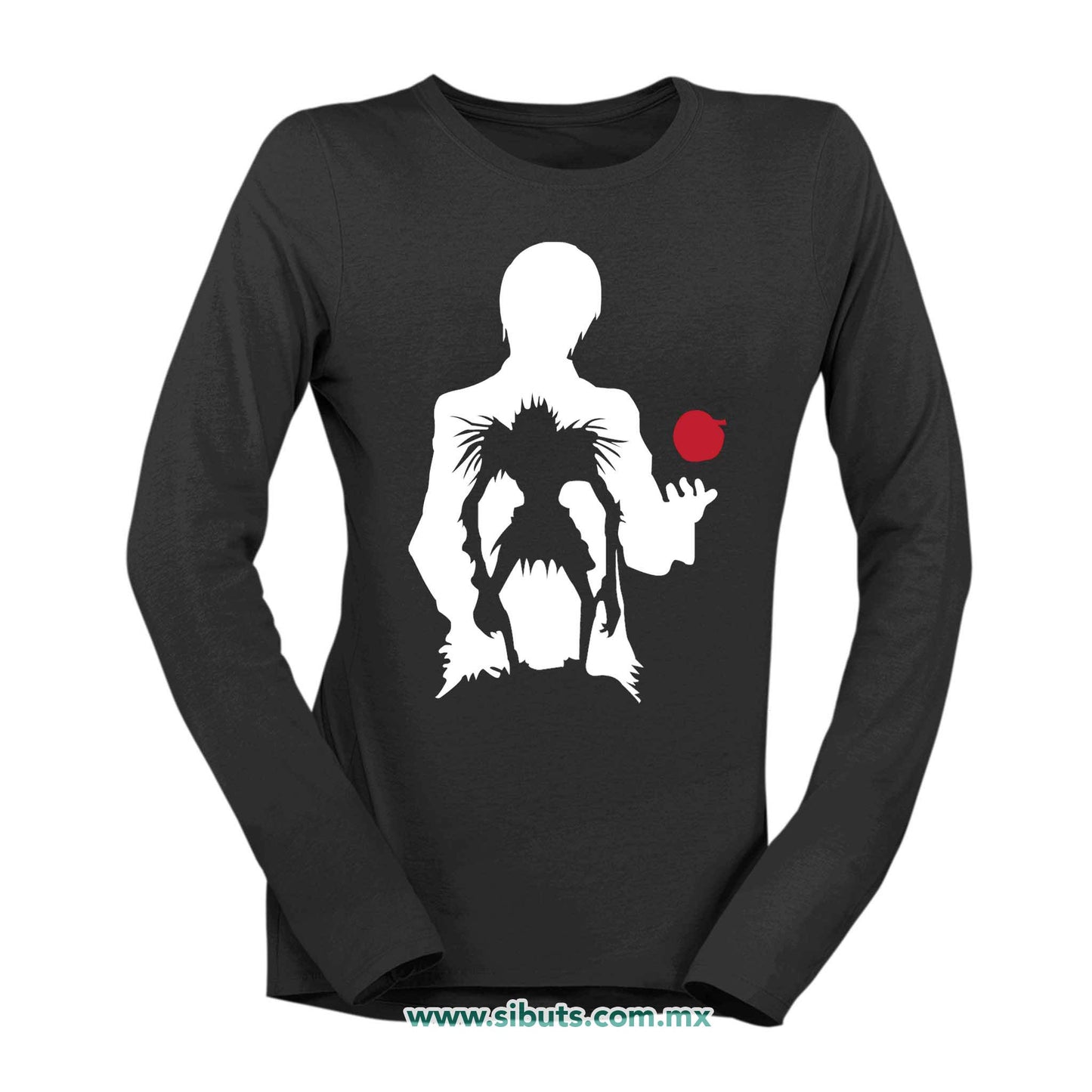 Playera Mujer Manga Larga Anime Death Note Shinigami