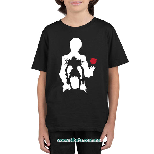 Playera Niño Anime Death Note Shinigami