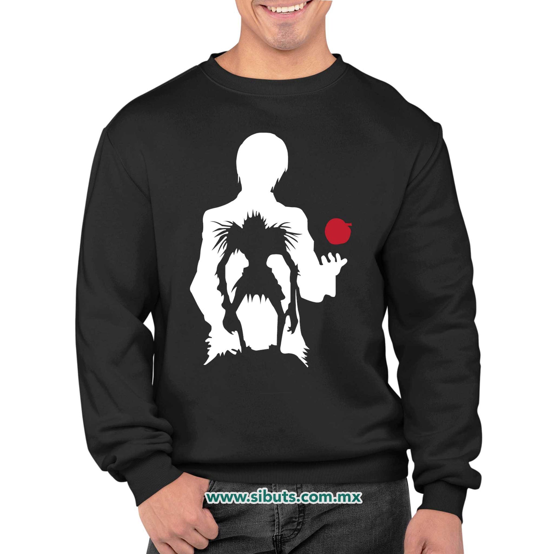 Sudadera Hombre Cuello Redondo Anime Death Note Shinigami
