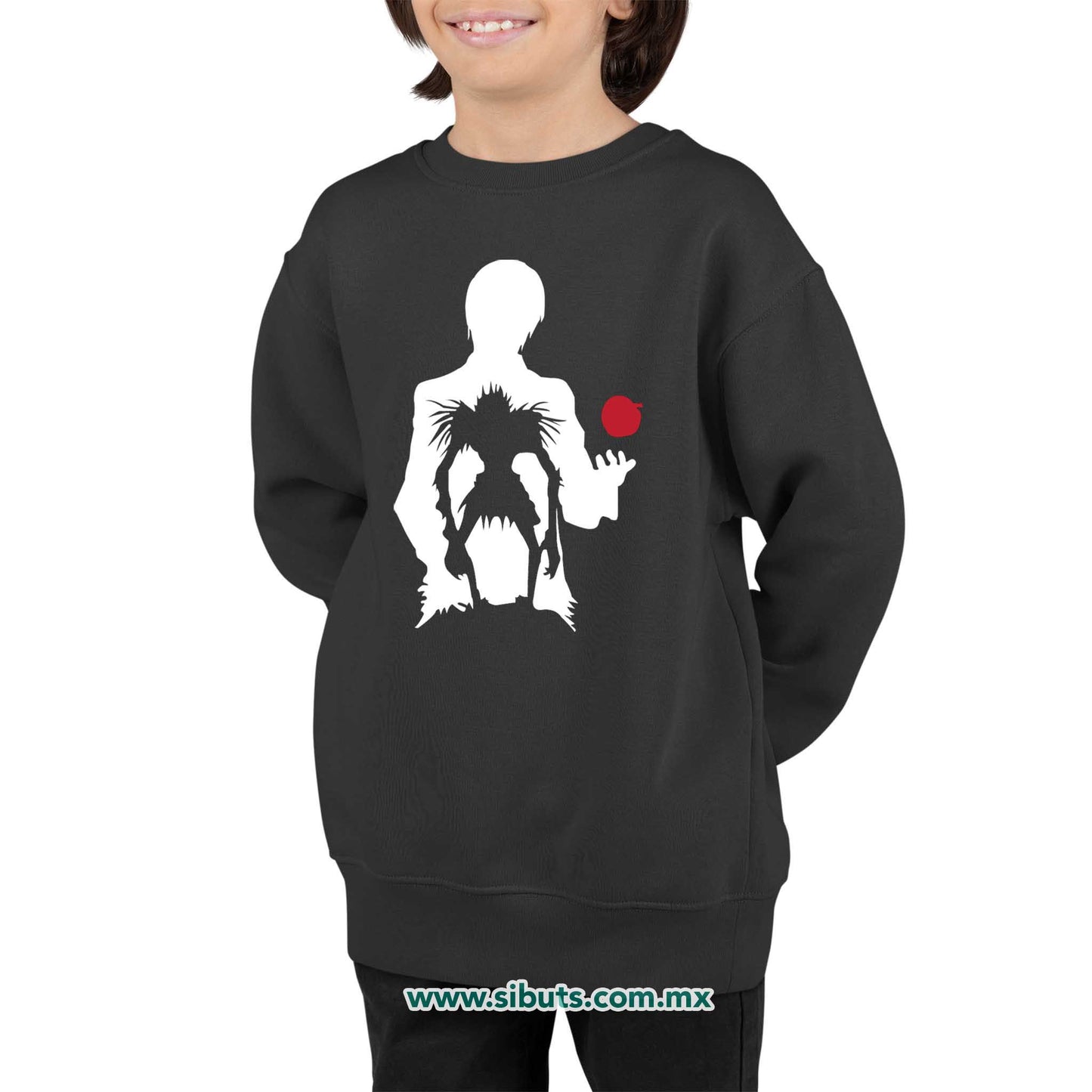 Sudadera Niño Cuello Redondo Anime Death Note Shinigami