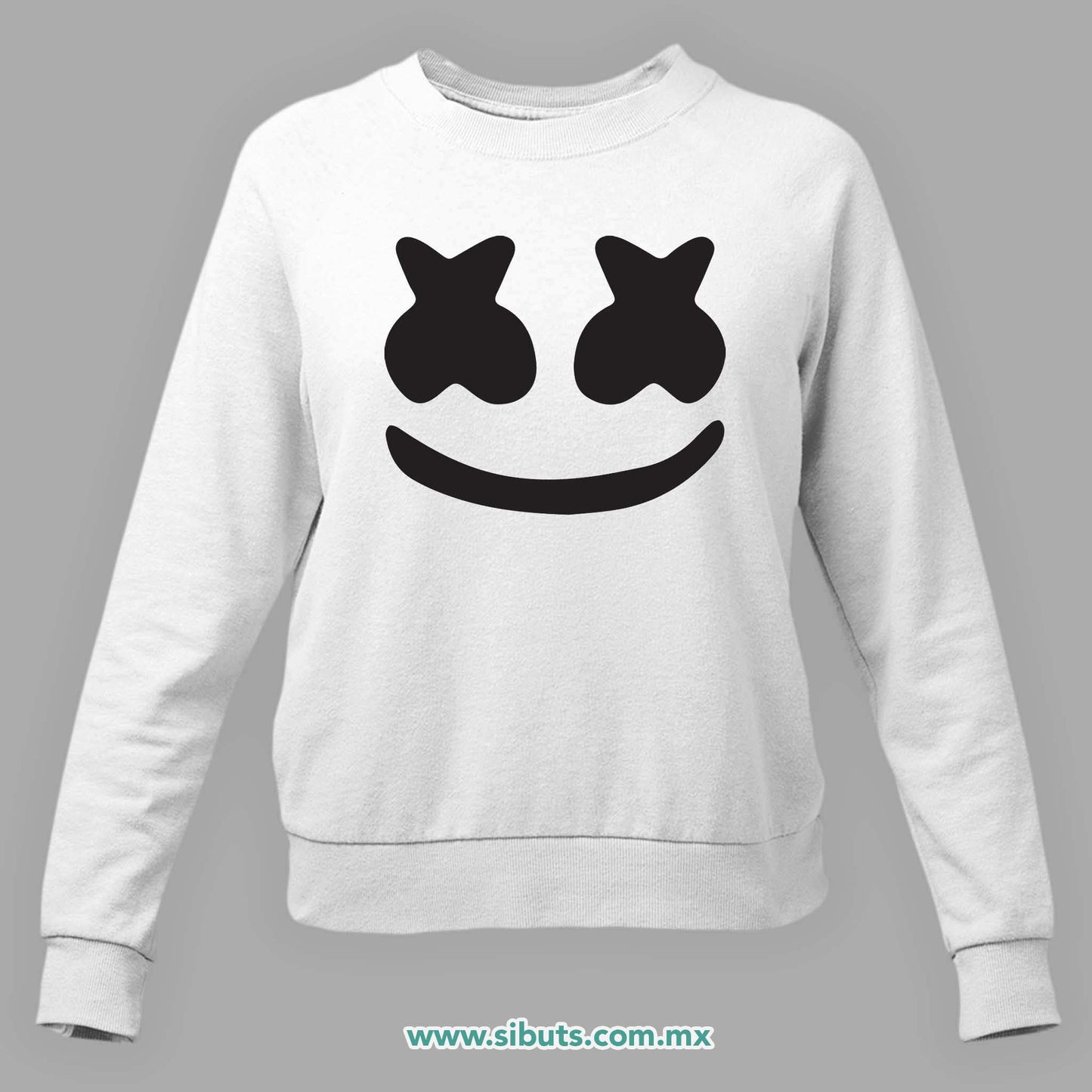 Sudadera Mujer Cuello Redondo Dj Marshmello