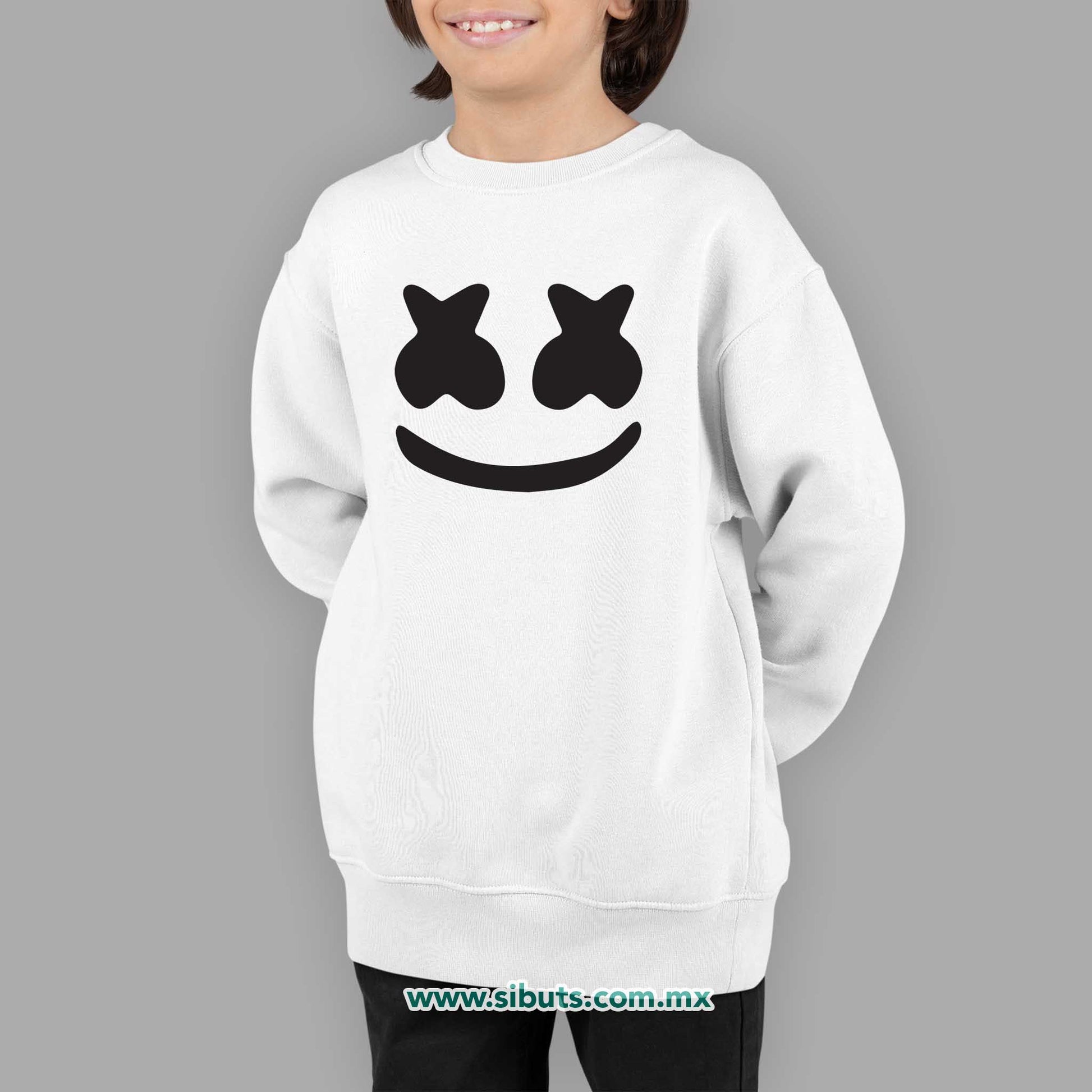 Sudadera Niño Cuello Redondo Dj Marshmello