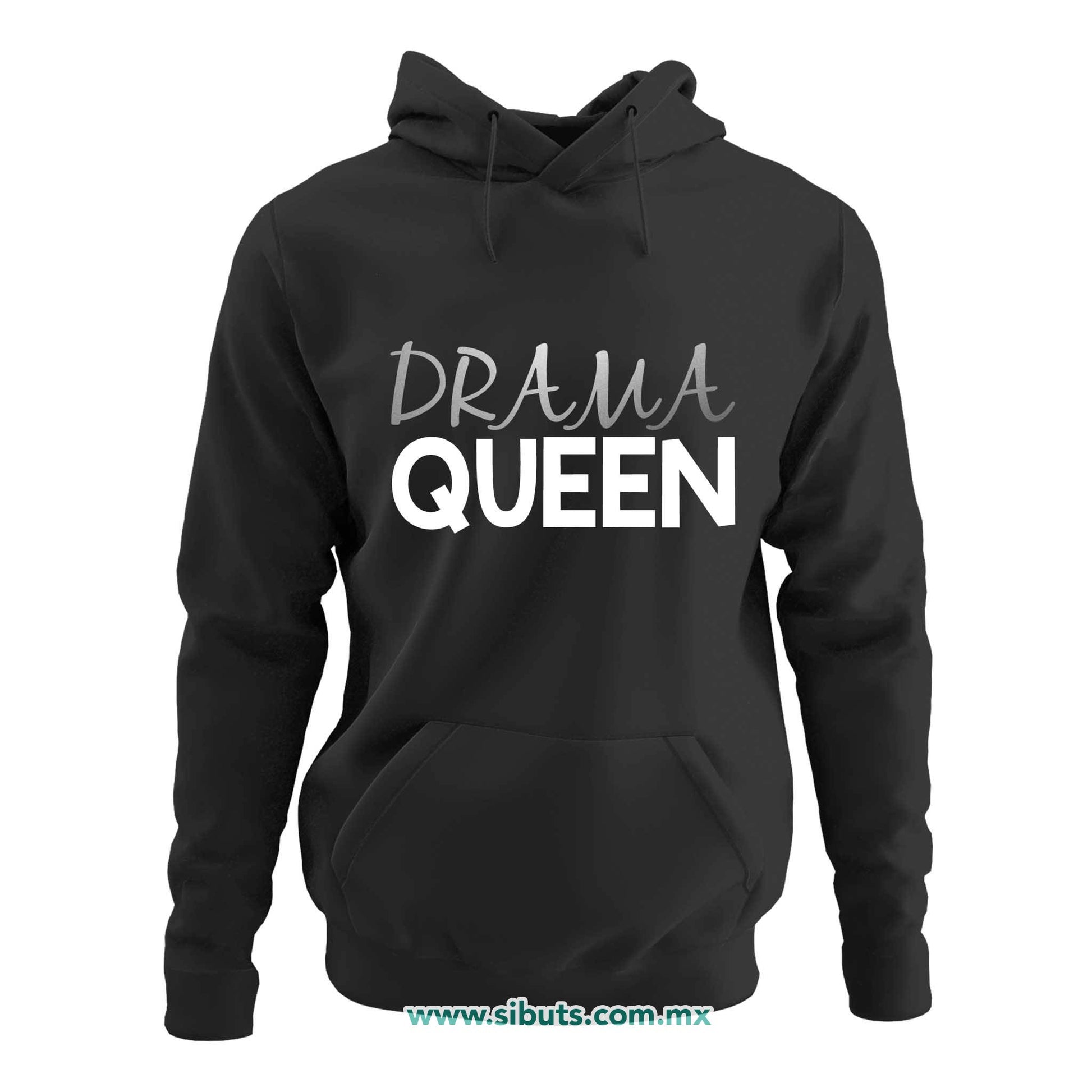 Sudadera Mujer Gorro Frase Drama Queen