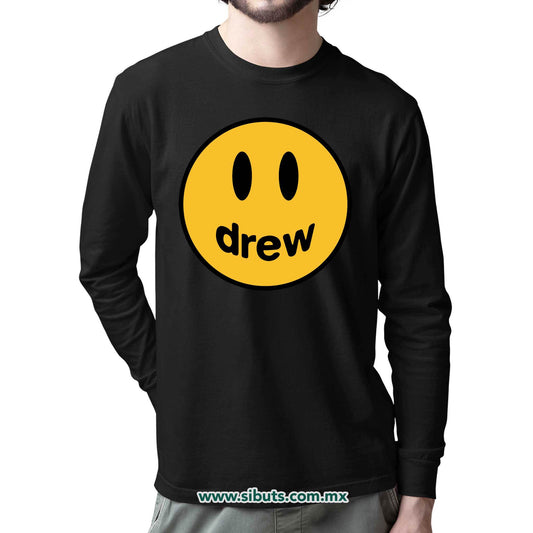 Playera Hombre Manga Larga Drew