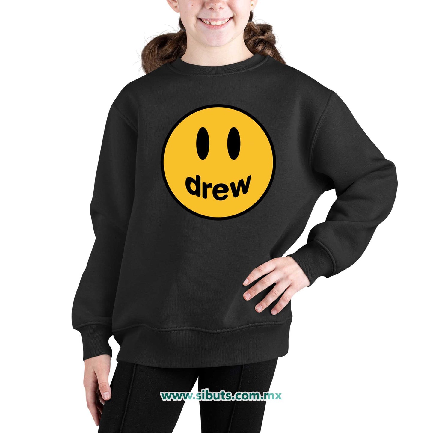 Sudadera Niña Cuello Redondo Drew