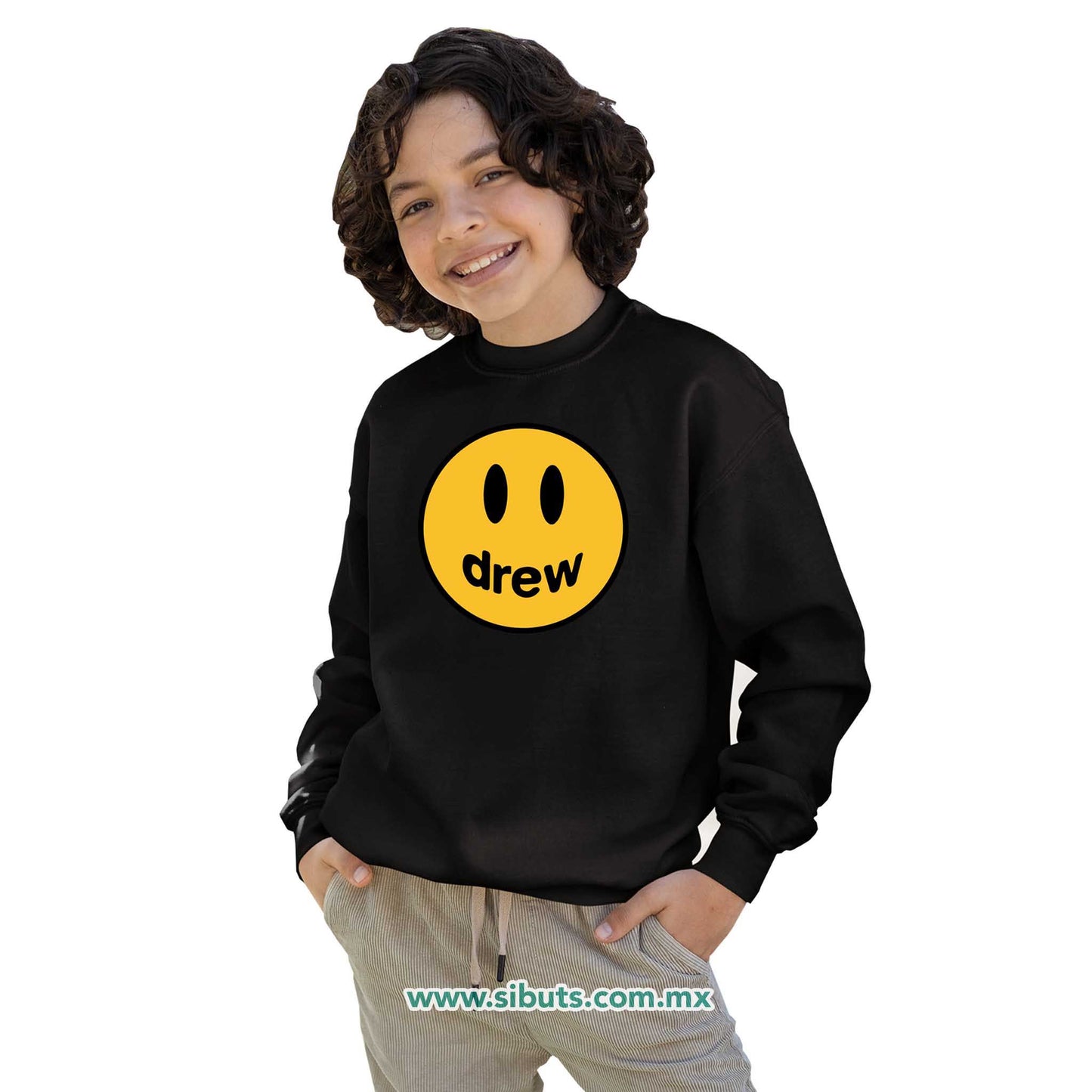 Sudadera Niña Cuello Redondo Drew