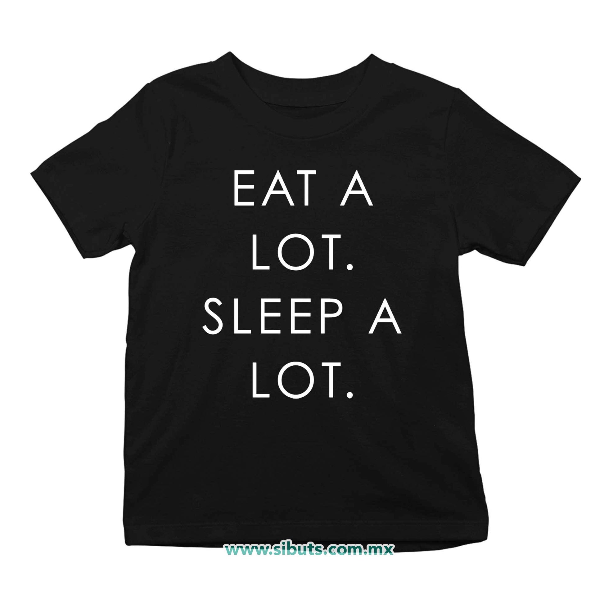 Playera Niña Come Mucho Duerme Mucho