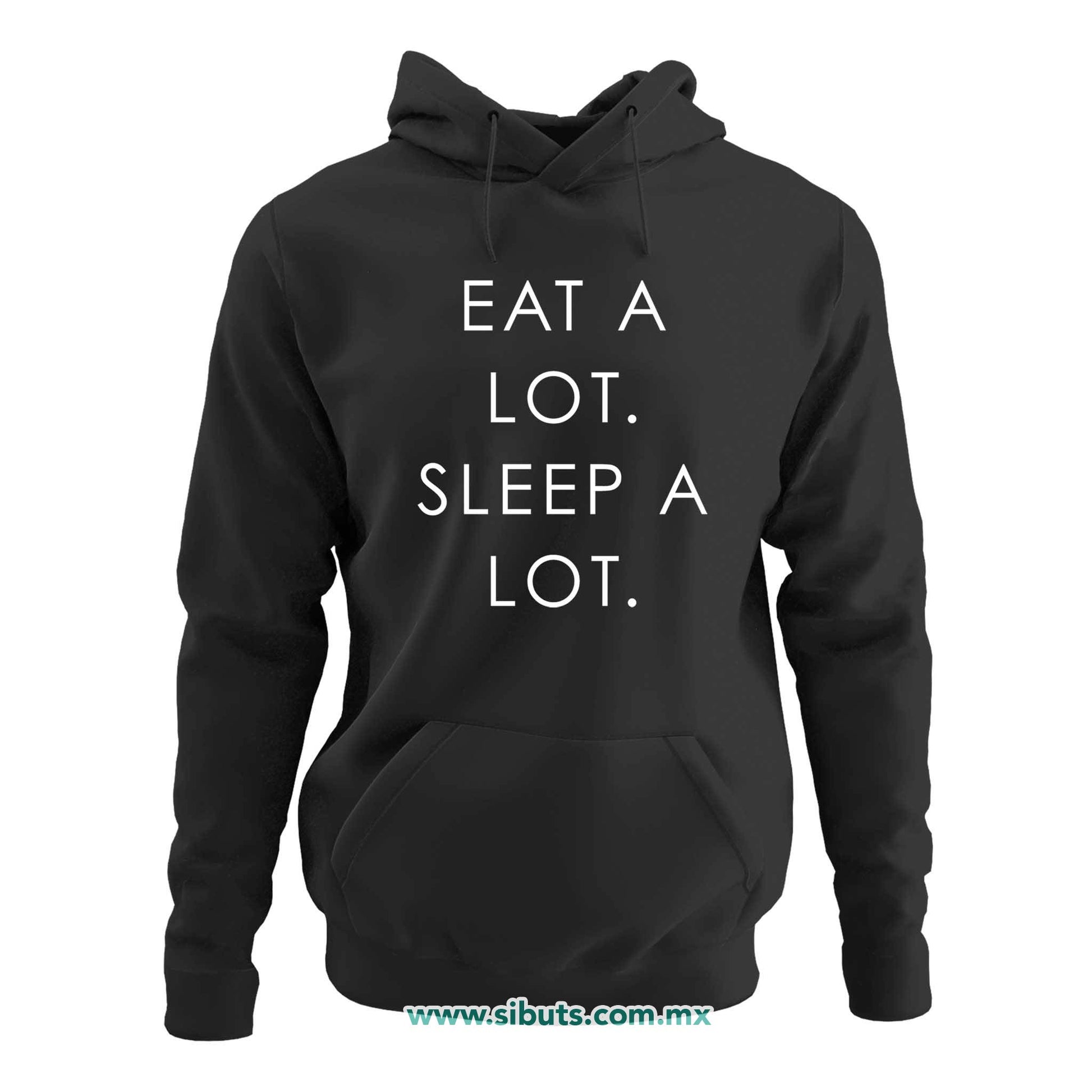 Sudadera Mujer Gorro Come Mucho Duerme Mucho