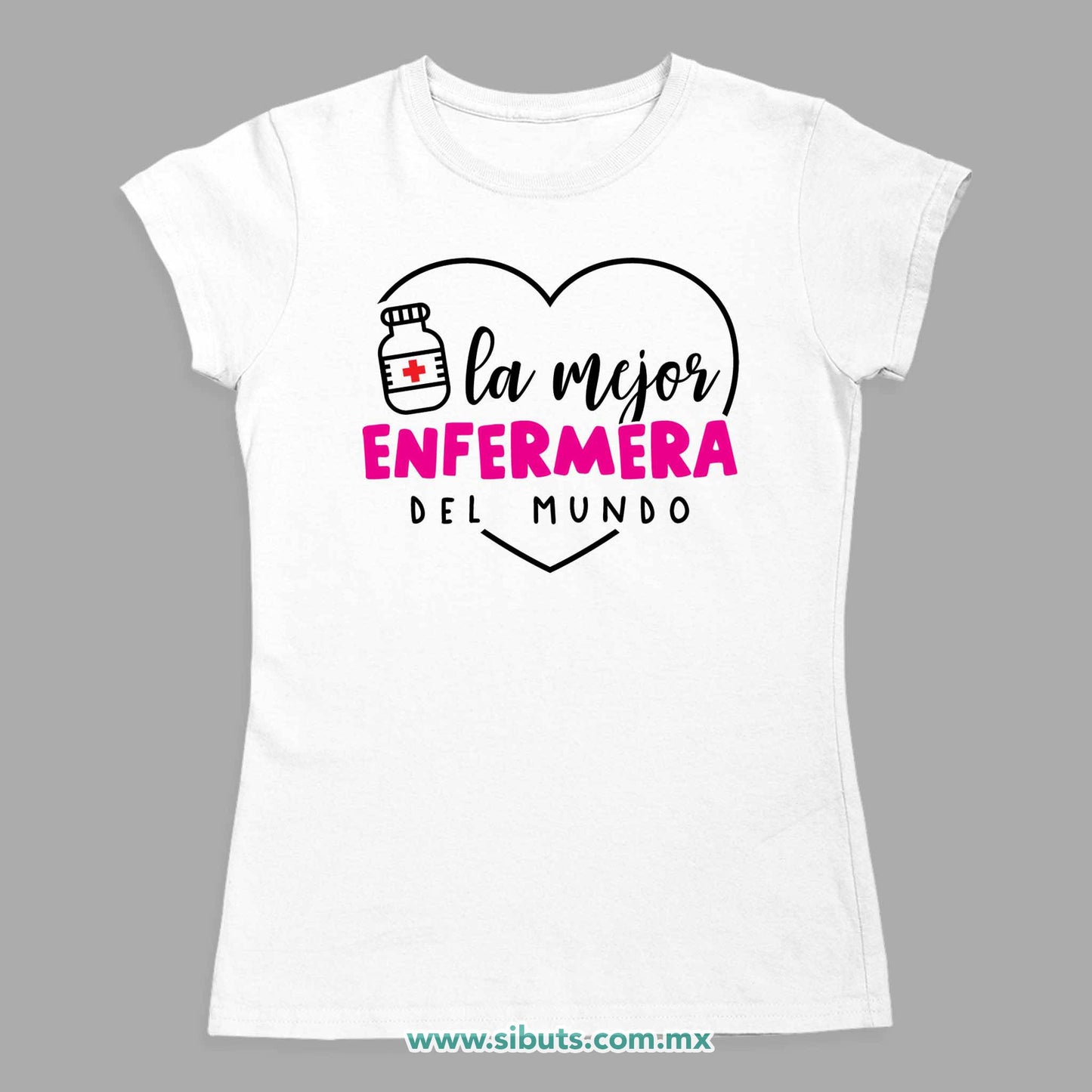 Playera Mujer La Mejor Enfermera del Mundo