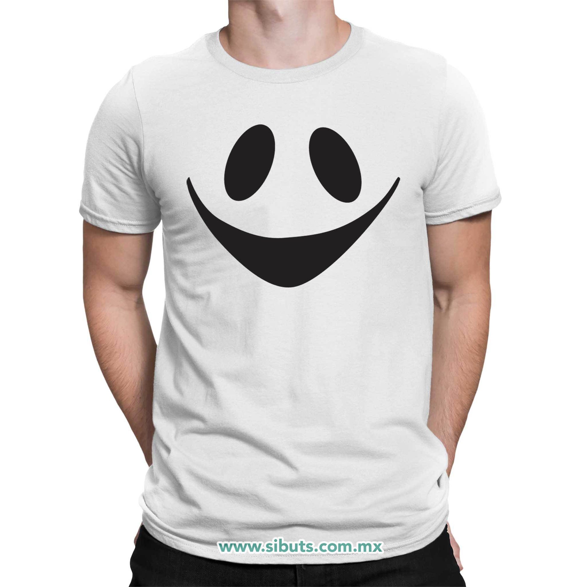 Playera Hombre Fantasma Feliz