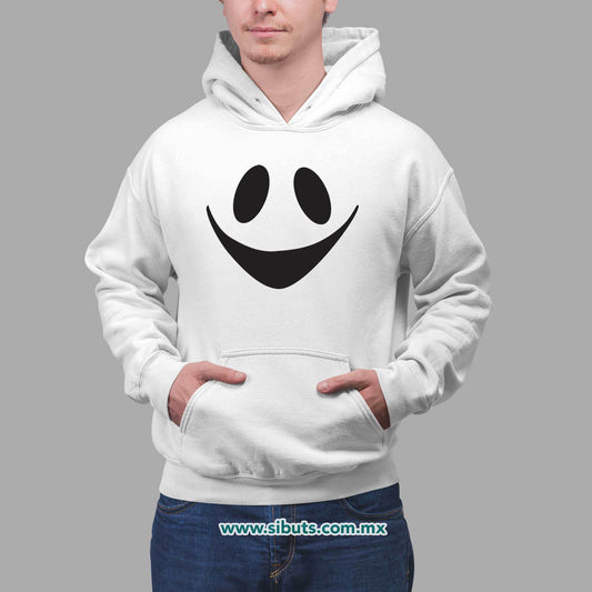 Sudadera Hombre Gorro Fantasma Feliz