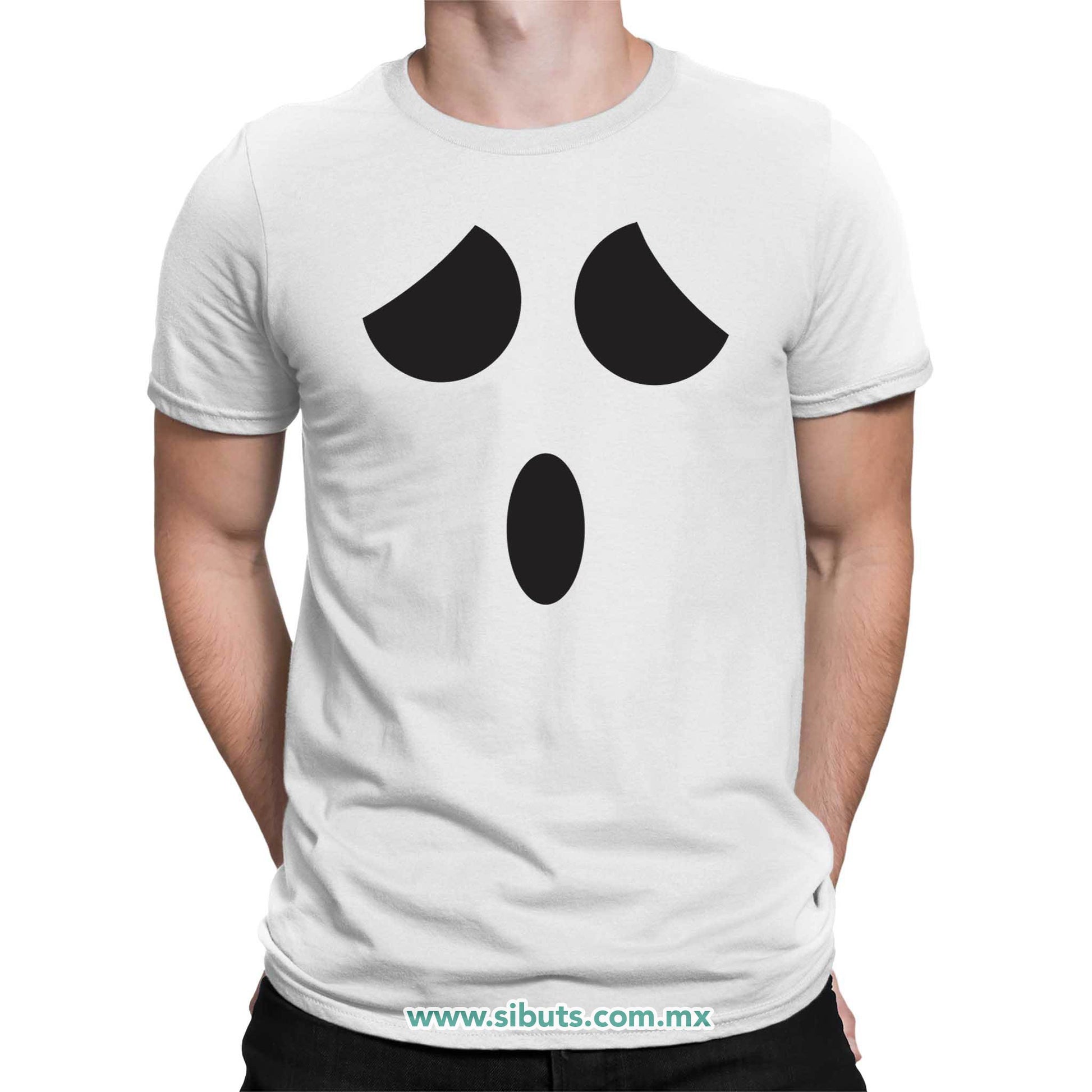 Playera Hombre Fantasma Sorprendido