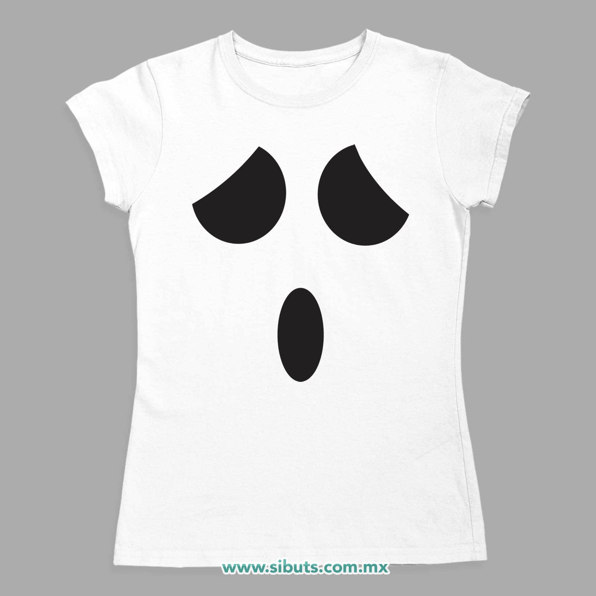 Playera Mujer Fantasma Sorprendido