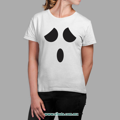 Playera Mujer Fantasma Sorprendido
