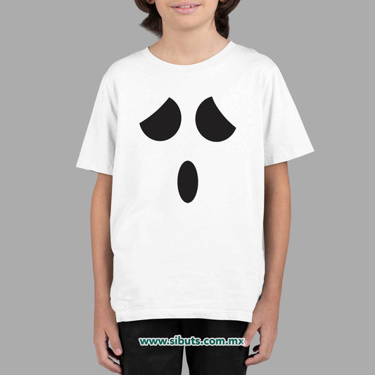 Playera Niño Fantasma Sorprendido