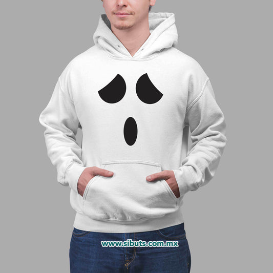 Sudadera Hombre Gorro Fantasma Sorprendido