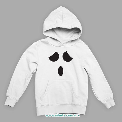 Sudadera Niño Gorro Fantasma Sorprendido