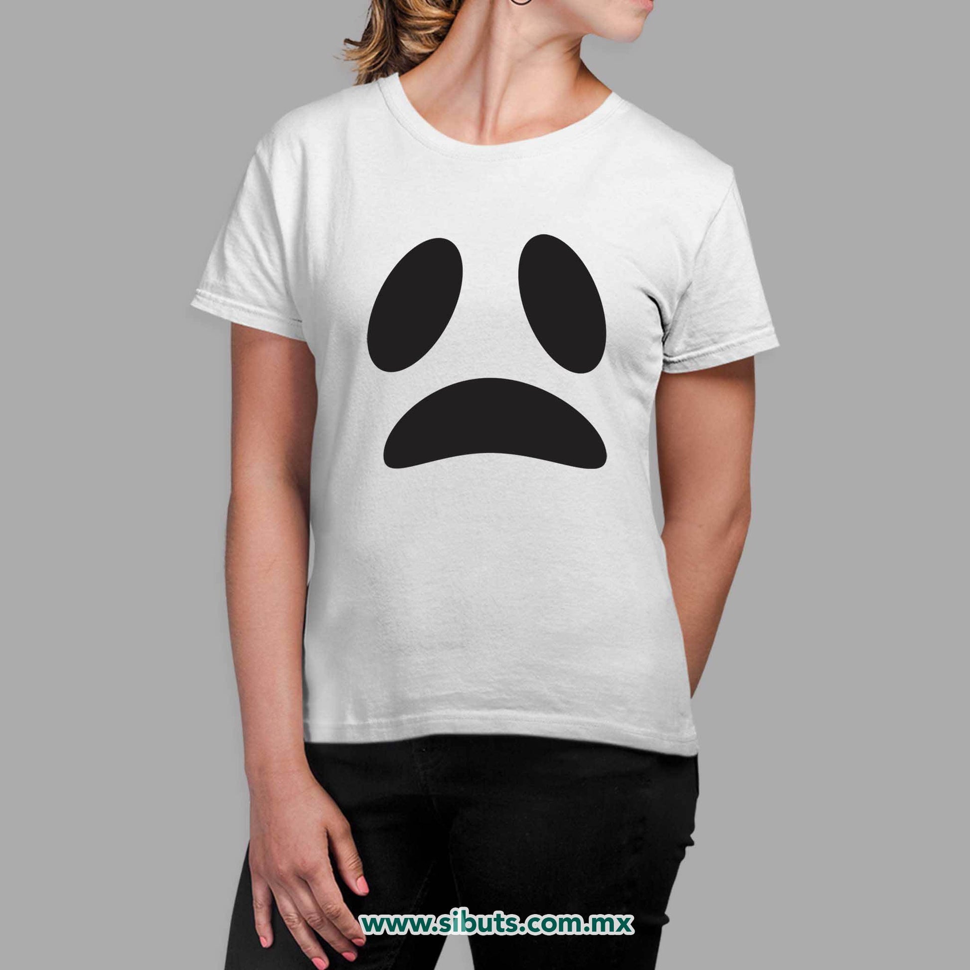 Playera Mujer Fantasma Triste