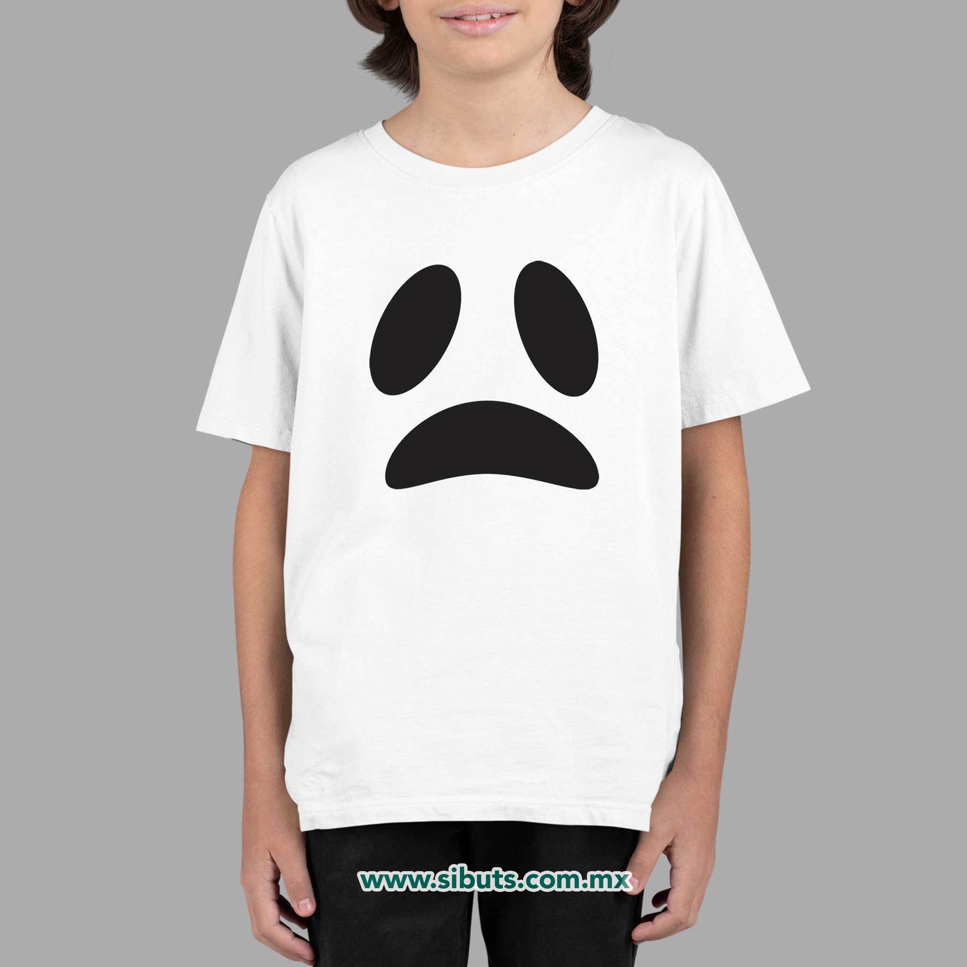 Playera Niño Fantasma Triste