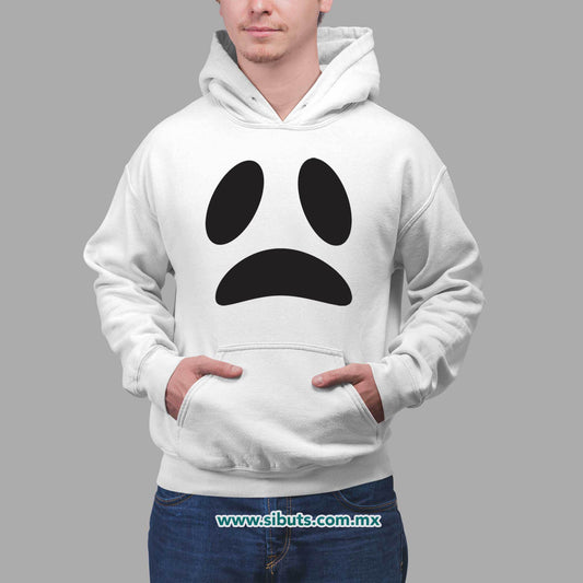Sudadera Hombre Gorro Fantasma Triste