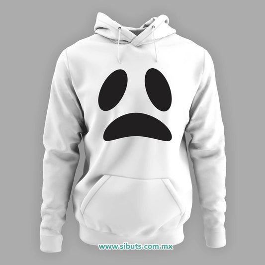Sudadera Mujer Gorro Fantasma Triste