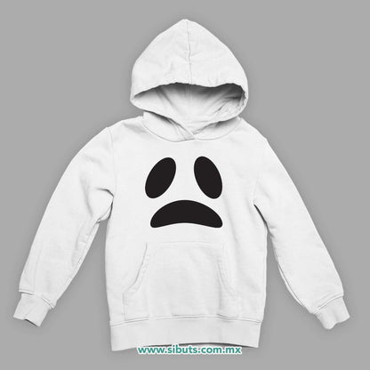 Sudadera Niño Gorro Fantasma Triste