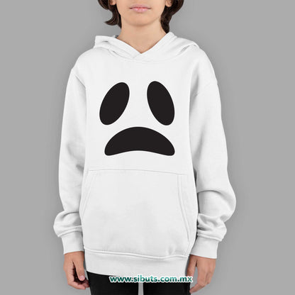 Sudadera Niño Gorro Fantasma Triste