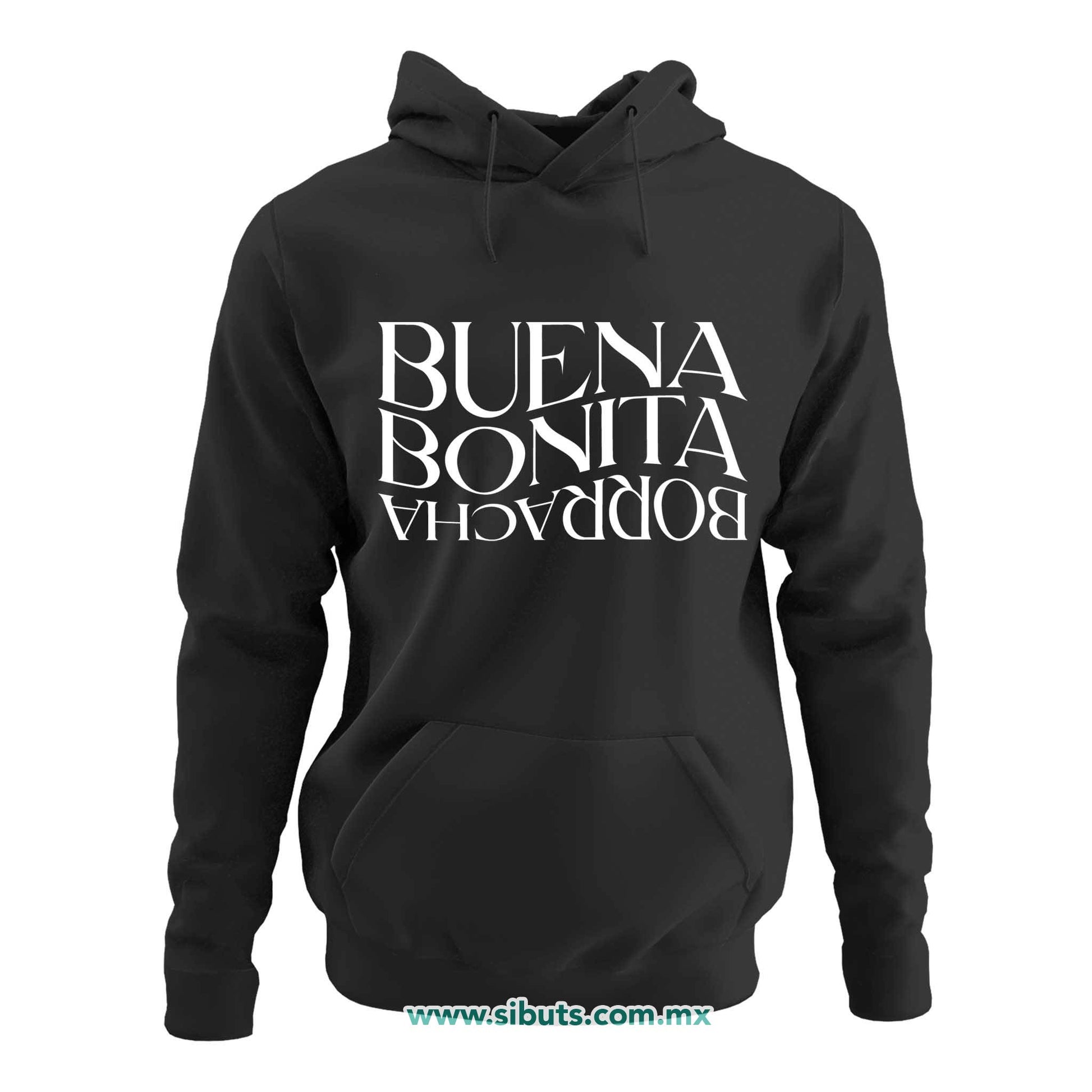 Sudadera Mujer Gorro Frase Buena Bonita Y Borracha
