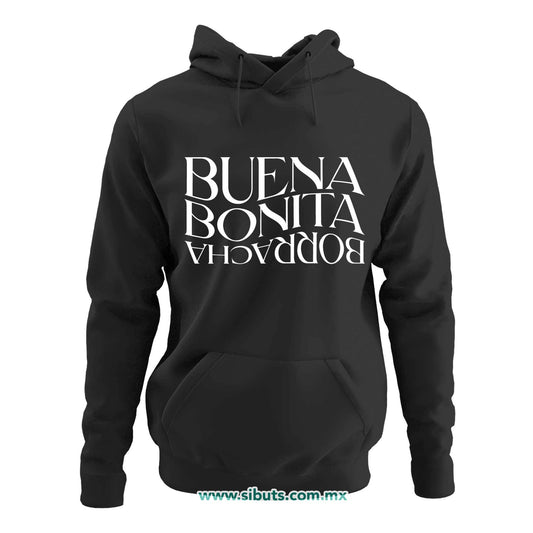 Sudadera Mujer Gorro Frase Buena Bonita Y Borracha