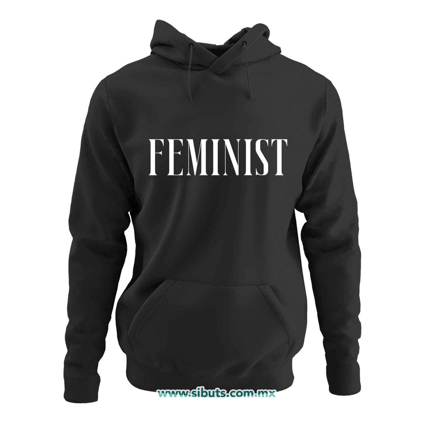 Sudadera Mujer Gorro Frase Feminista Feminist