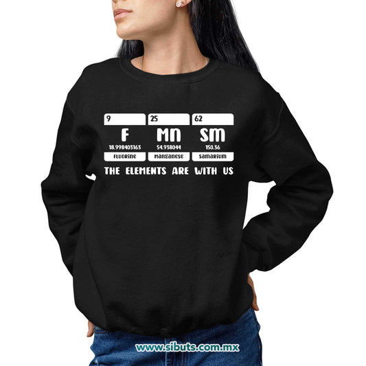 Sudadera Mujer Cuello Redondo Fórmula Feminista