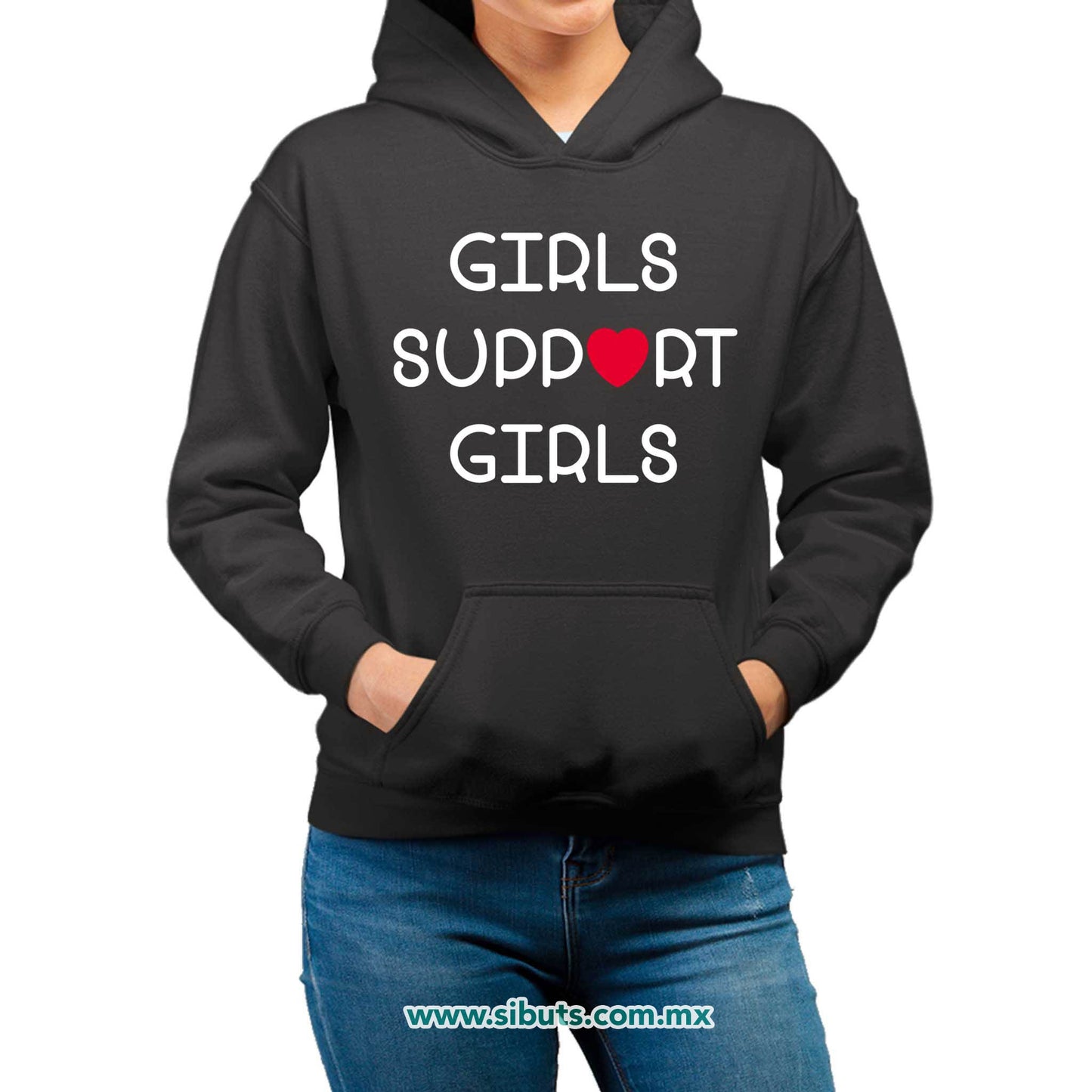 Sudadera Mujer Gorro Fórmula Girls Support Girls