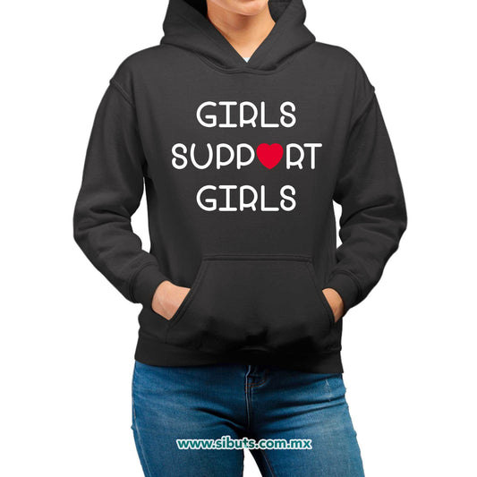 Sudadera Mujer Gorro Fórmula Girls Support Girls