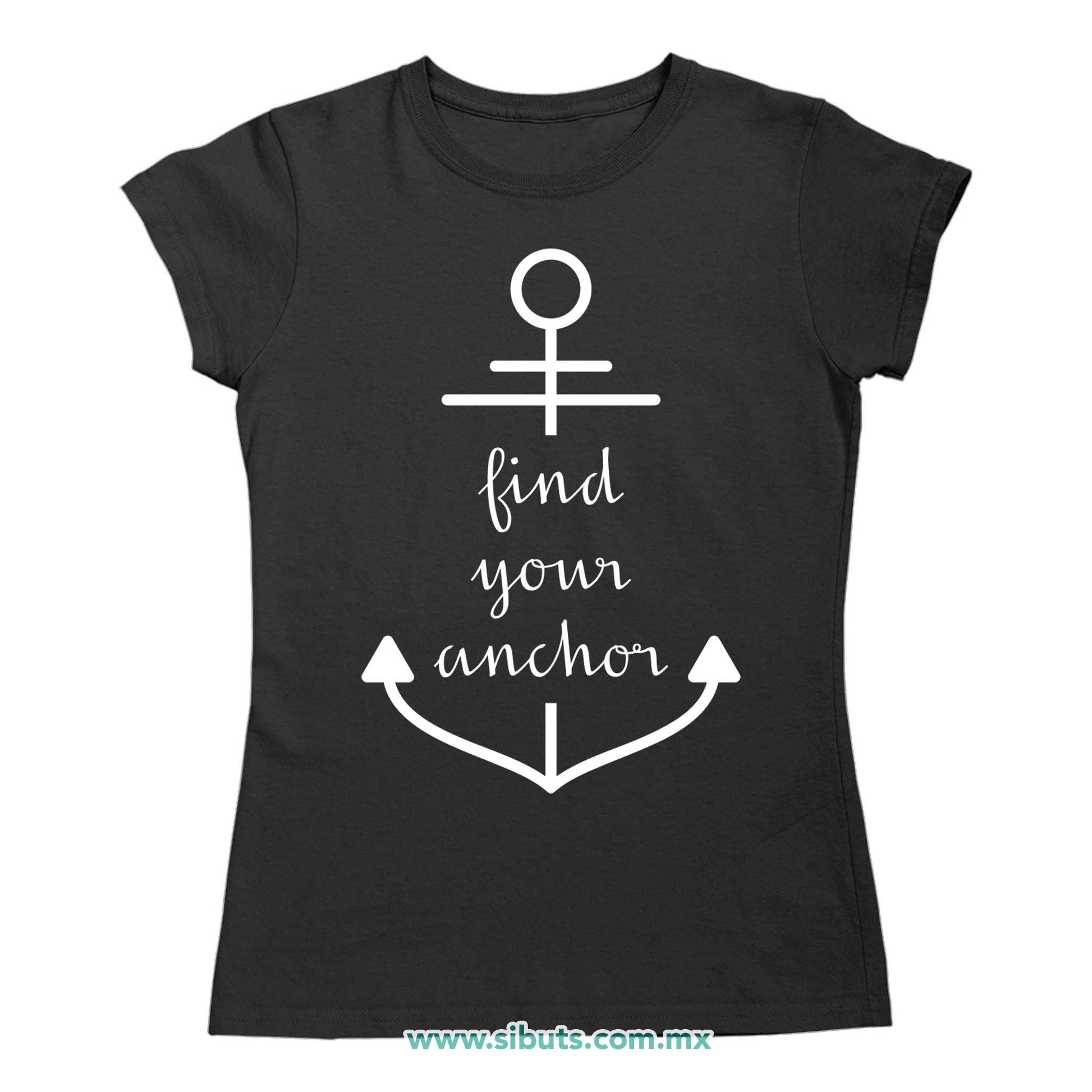 Playera Mujer Find Your Anchor