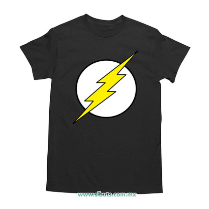 Playera Hombre Símbolo Flash