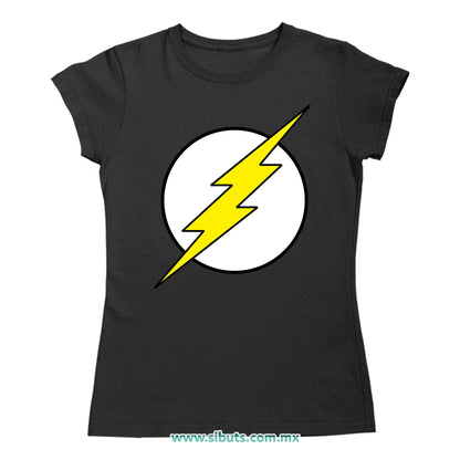 Playera Mujer Símbolo Flash