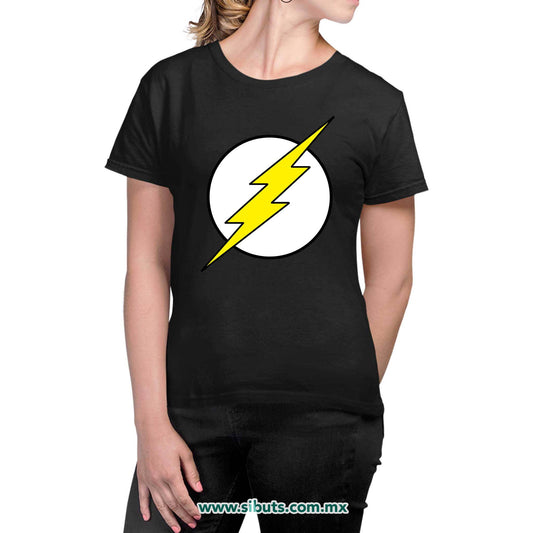 Playera Mujer Símbolo Flash