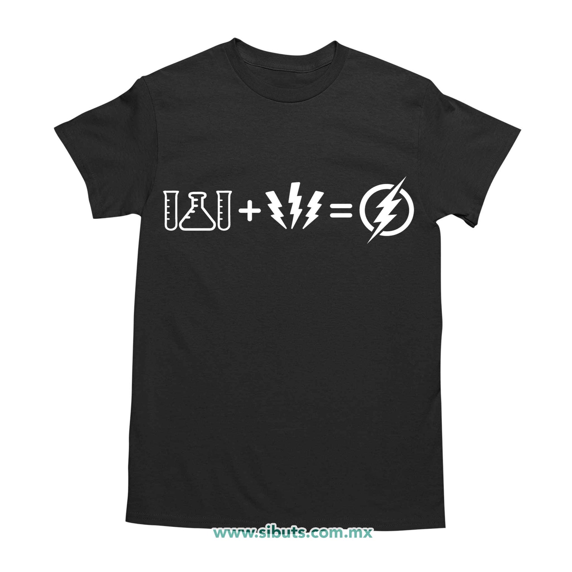 Playera Hombre Flash Símbolos