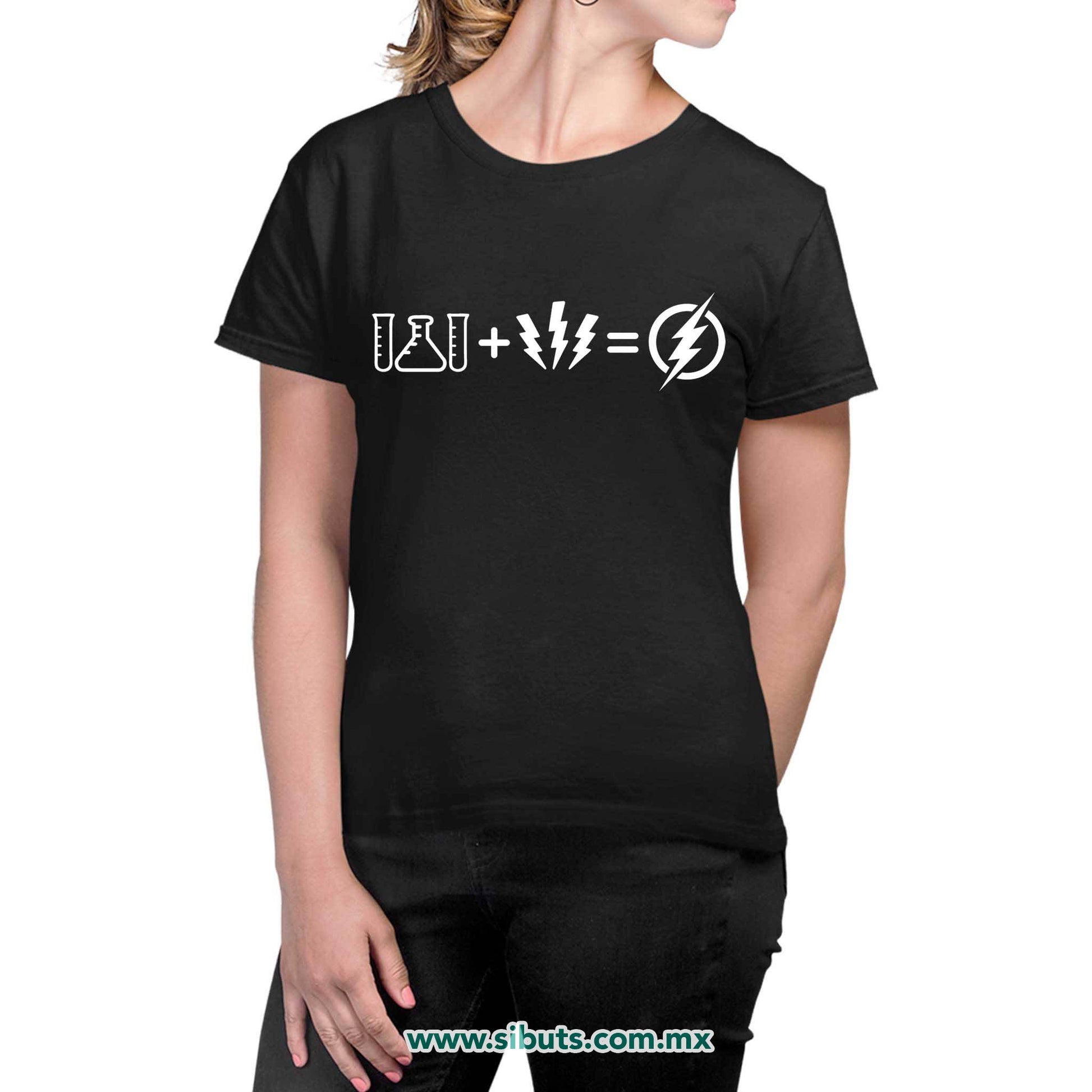 Playera Mujer Flash Símbolos